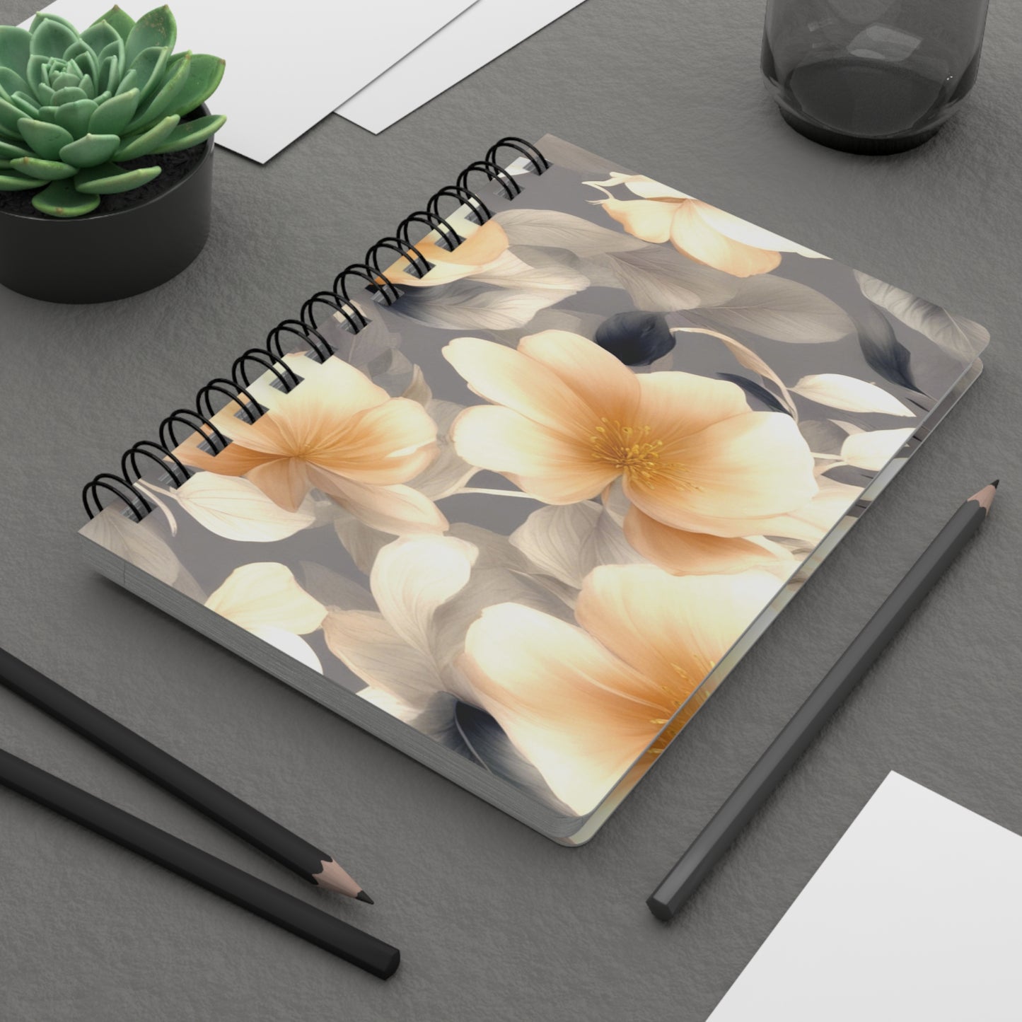 Soft Blossom Floral Bunch Bound Journal, 5" x 7" 150 pages