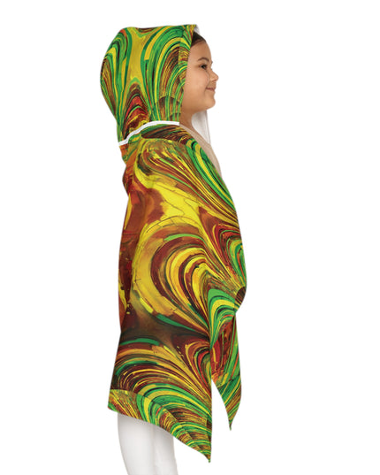 Uzi Spiral Beta Youth Hooded Towel, 24" x 48"