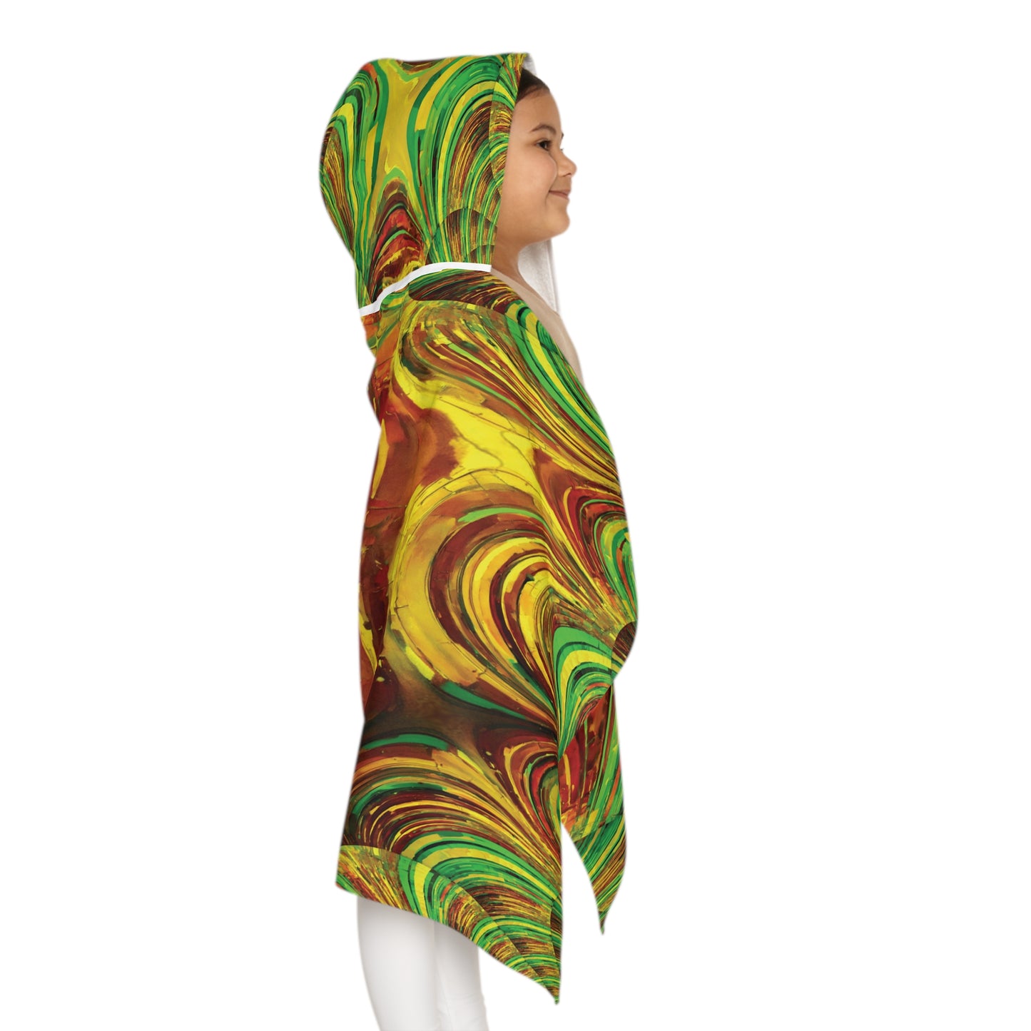 Uzi Spiral Beta Youth Hooded Towel, 24" x 48"