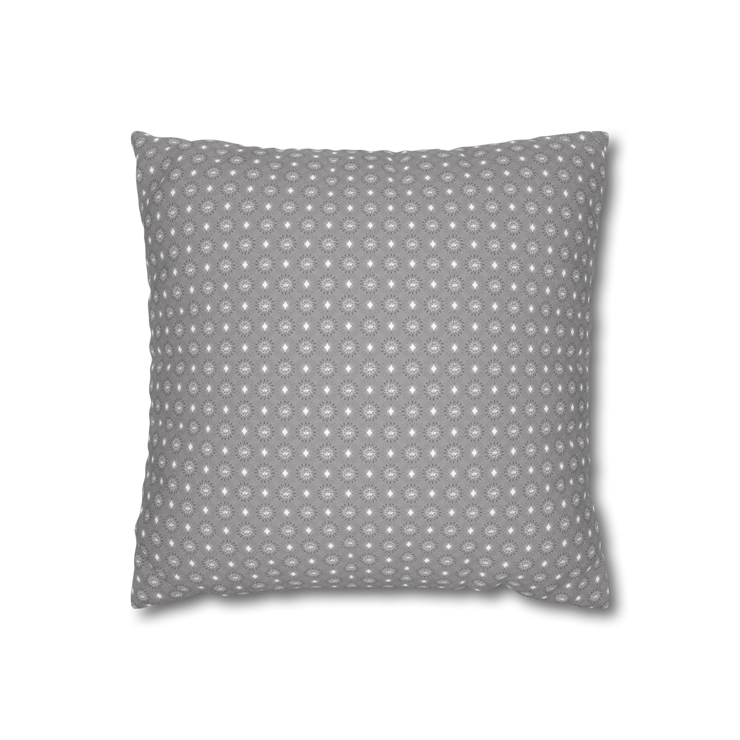 Desaturated Star-crossed Bodies Spun Polyester Square Pillowcase, 14" x 14"