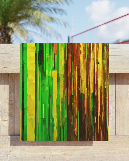 Striped Beta Beach Towel, 18" x 27"
