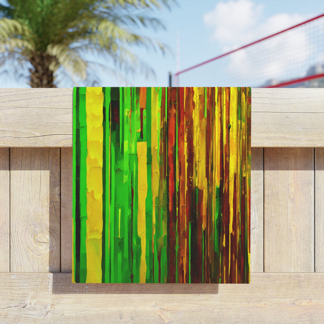 Striped Beta Beach Towel, 18" x 27"