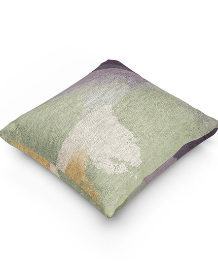 Purple Golden Fade Woven Pillow, 17" x 18"