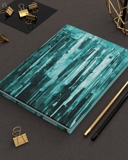 Striped Tif 5.75" x 8" Hardcover Journal Matte with 150 lined pages