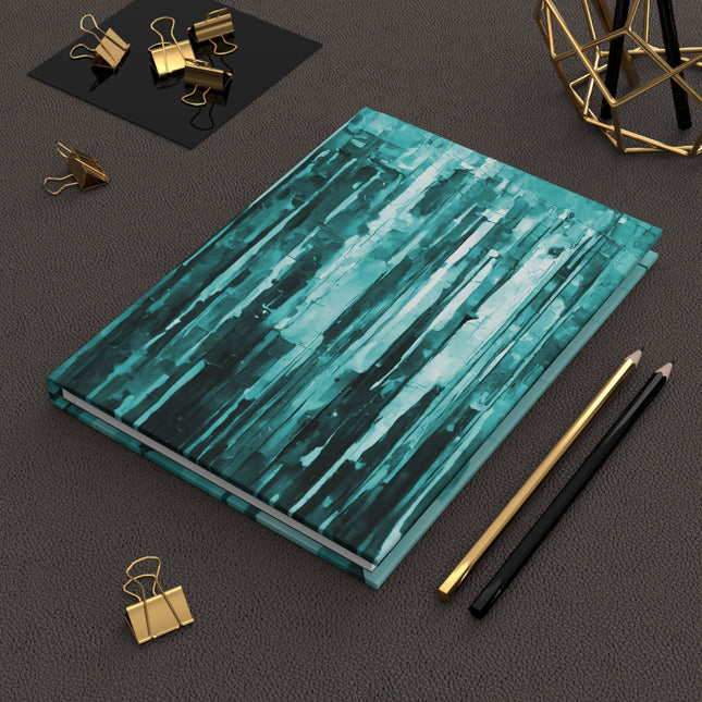 Striped Tif 5.75" x 8" Hardcover Journal Matte with 150 lined pages