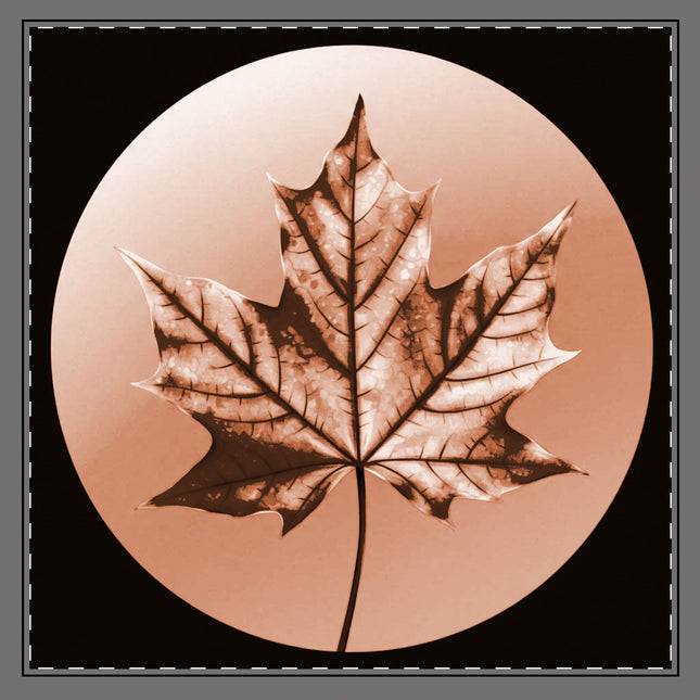 Soft Maple Leaf 22" x 22" Cotton Twill Napkin
