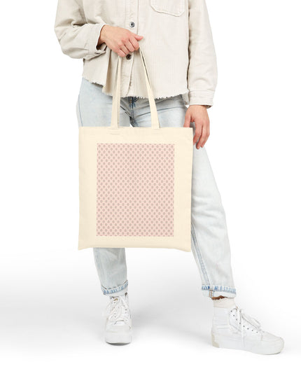 Pink Mornings Star-crossed Bodies Cotton Canvas Tote Bag