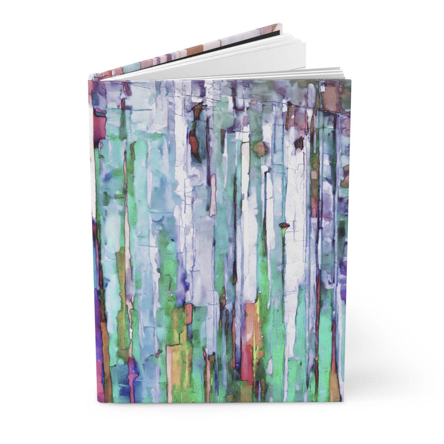 Striped Pastels 5.75" x 8" Hardcover Journal Matte with 150 lined pages
