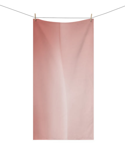 Rose Red Fade 30" x 60" Mink-Cotton Towel (50% polyester, 50% cotton)