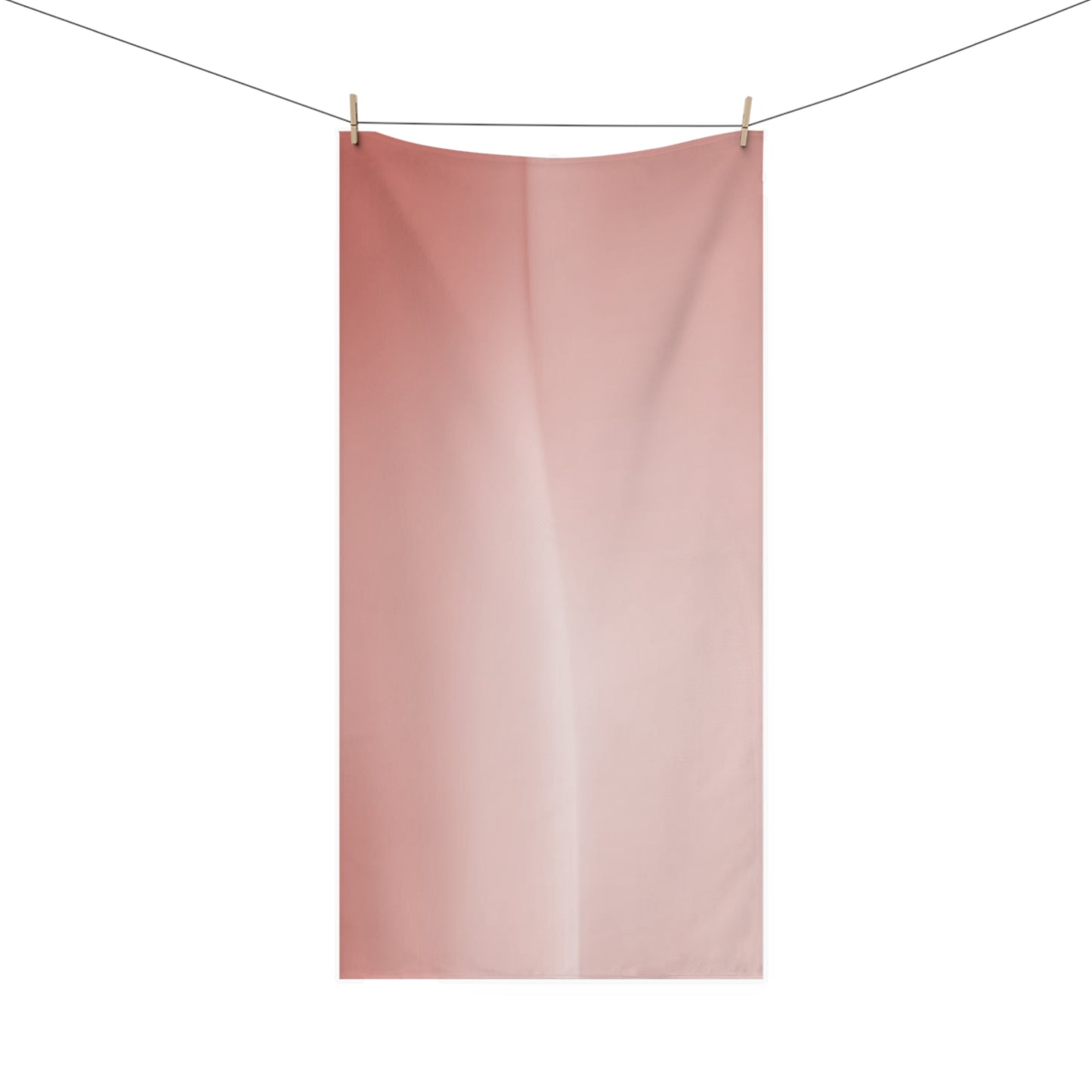 Rose Red Fade 30" x 60" Mink-Cotton Towel (50% polyester, 50% cotton)