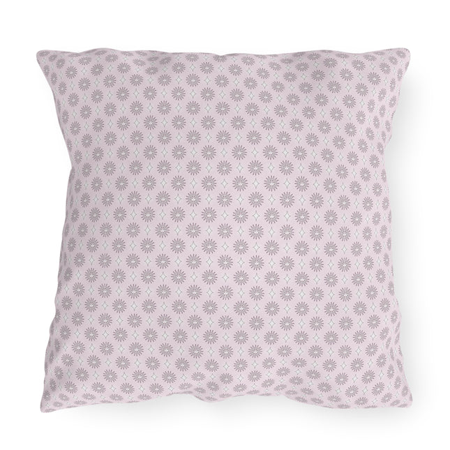 Pink Mornings Star-crossed Bodies 20" x 20" Outdoor Pillows