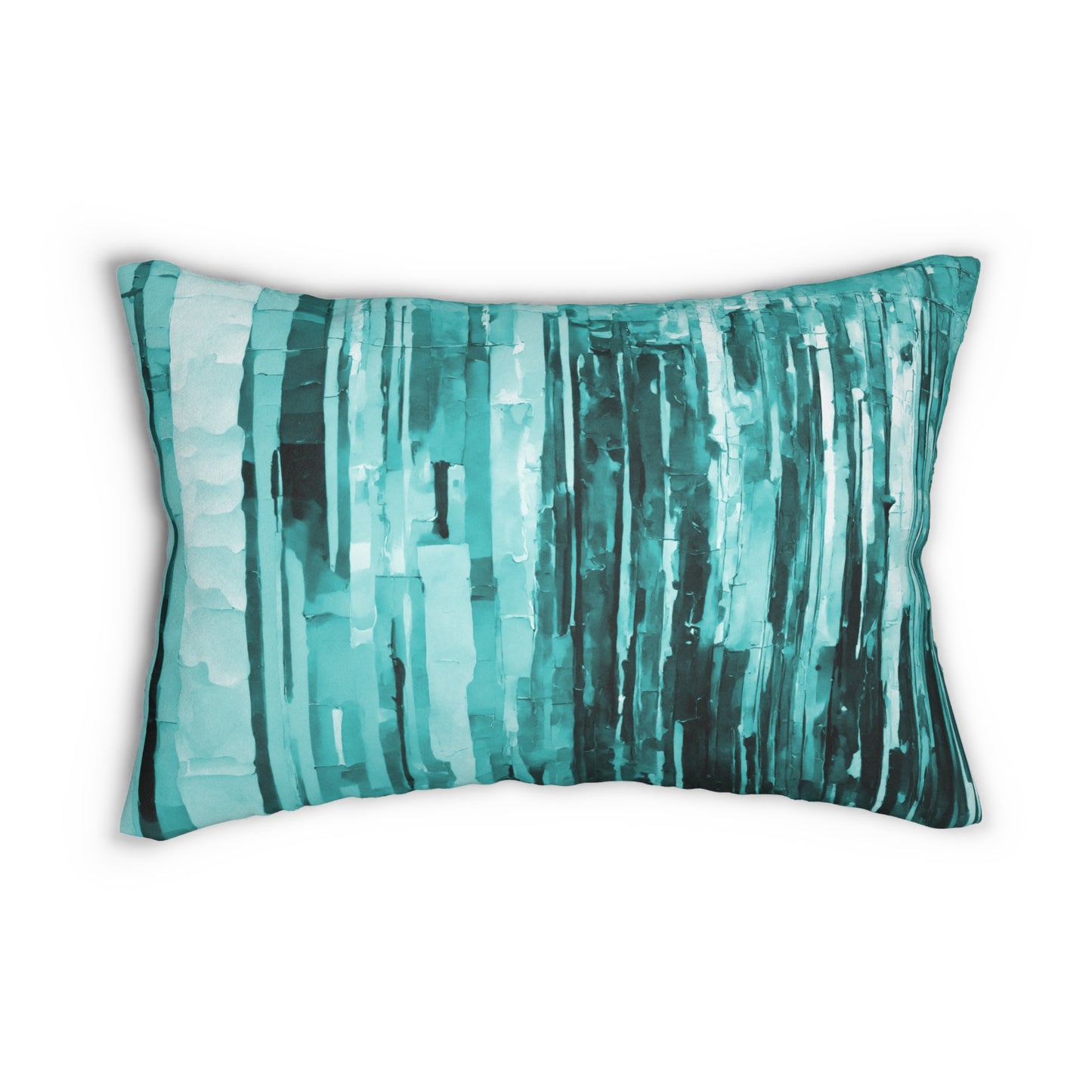 Striped Tif Spun Polyester Lumbar Pillow, 20" x 14"
