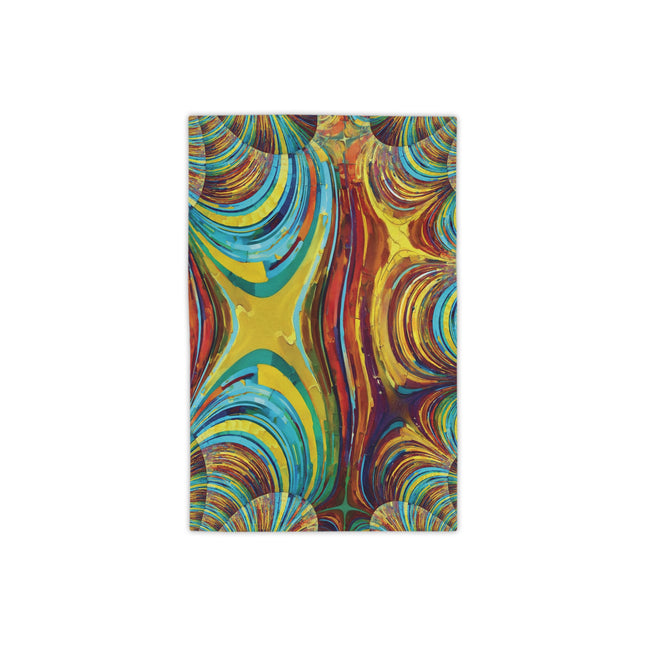 Uzi Spiral Alpha Beach Towel, 18" x 27"