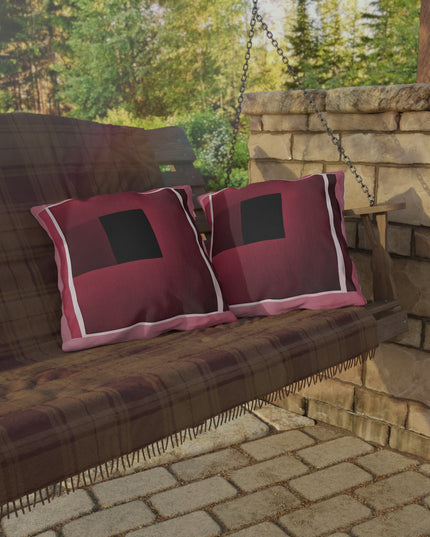 Red Shadow 18" x 18" Outdoor Pillow