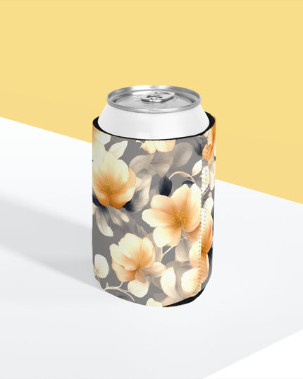 Soft Blossom Floral Bunch 12 oz Can Cooler Sleeve