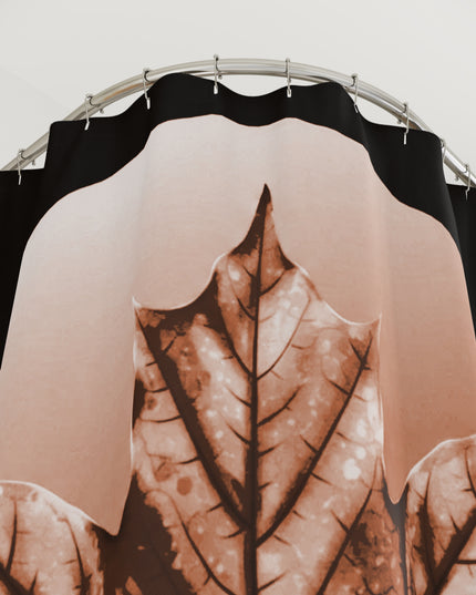 Soft Maple Leaf Shower Curtains, 71" x 74"