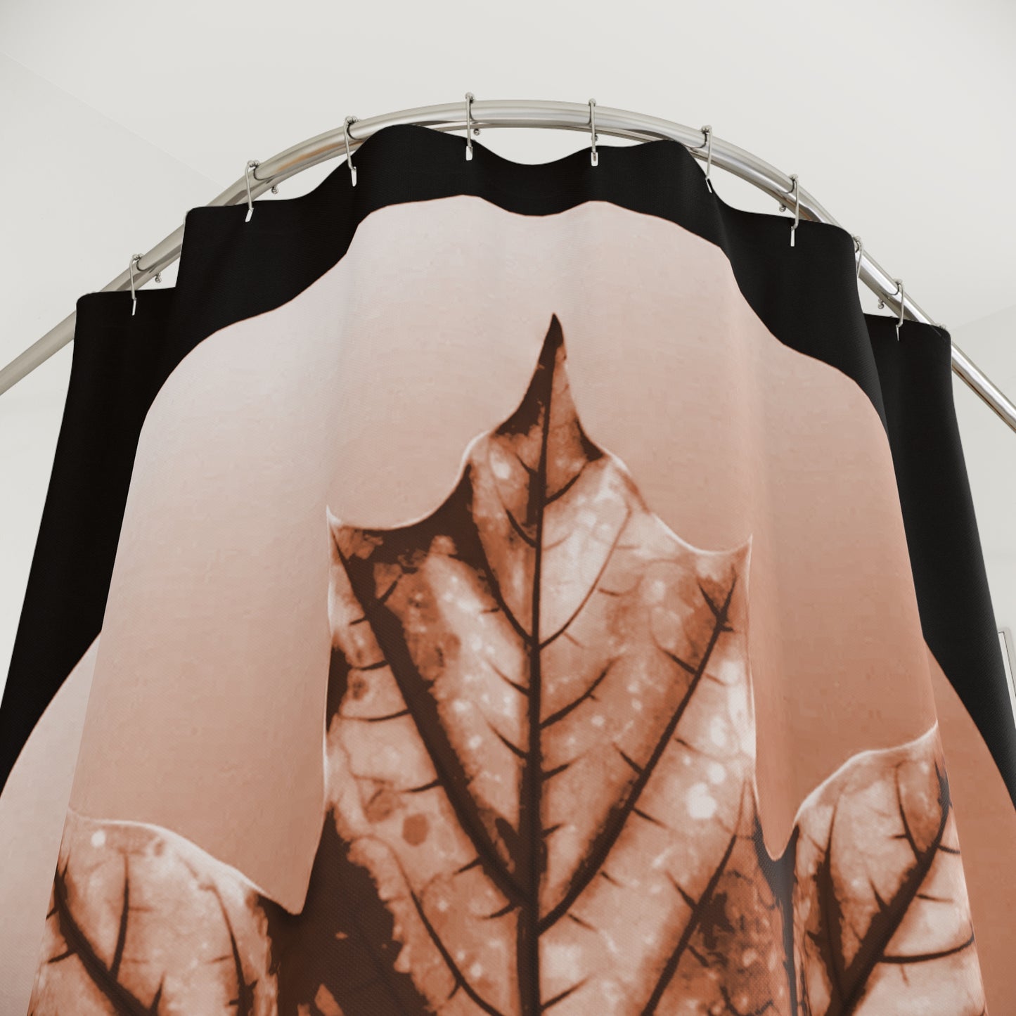 Soft Maple Leaf Shower Curtains, 71" x 74"