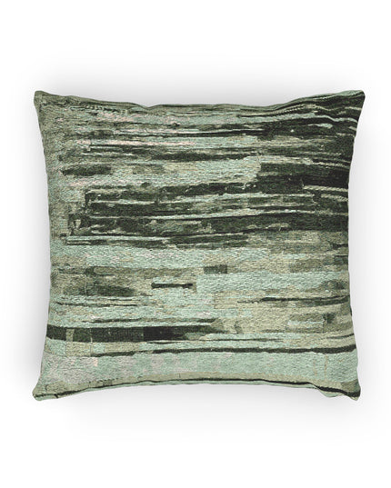 Striped Mint Pastel Woven Pillow, 17" x 18"