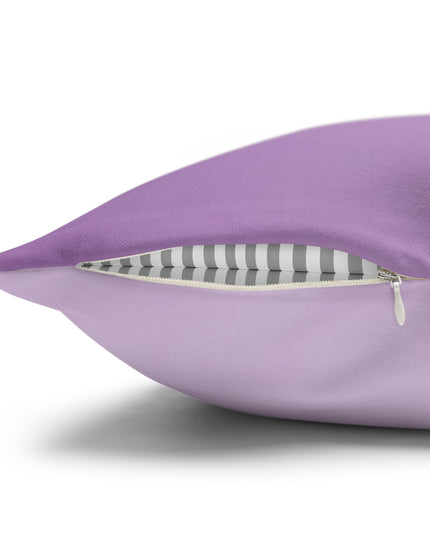 Soft Lavender Fade Spun Polyester Square Pillowcase, 14" x 14"