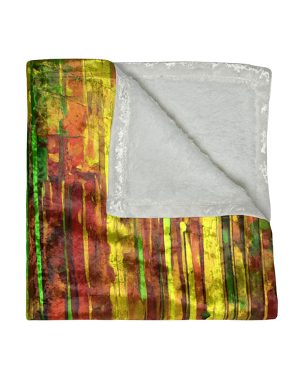 Striped Beta 50" x 60" Crushed Velvet Blanket