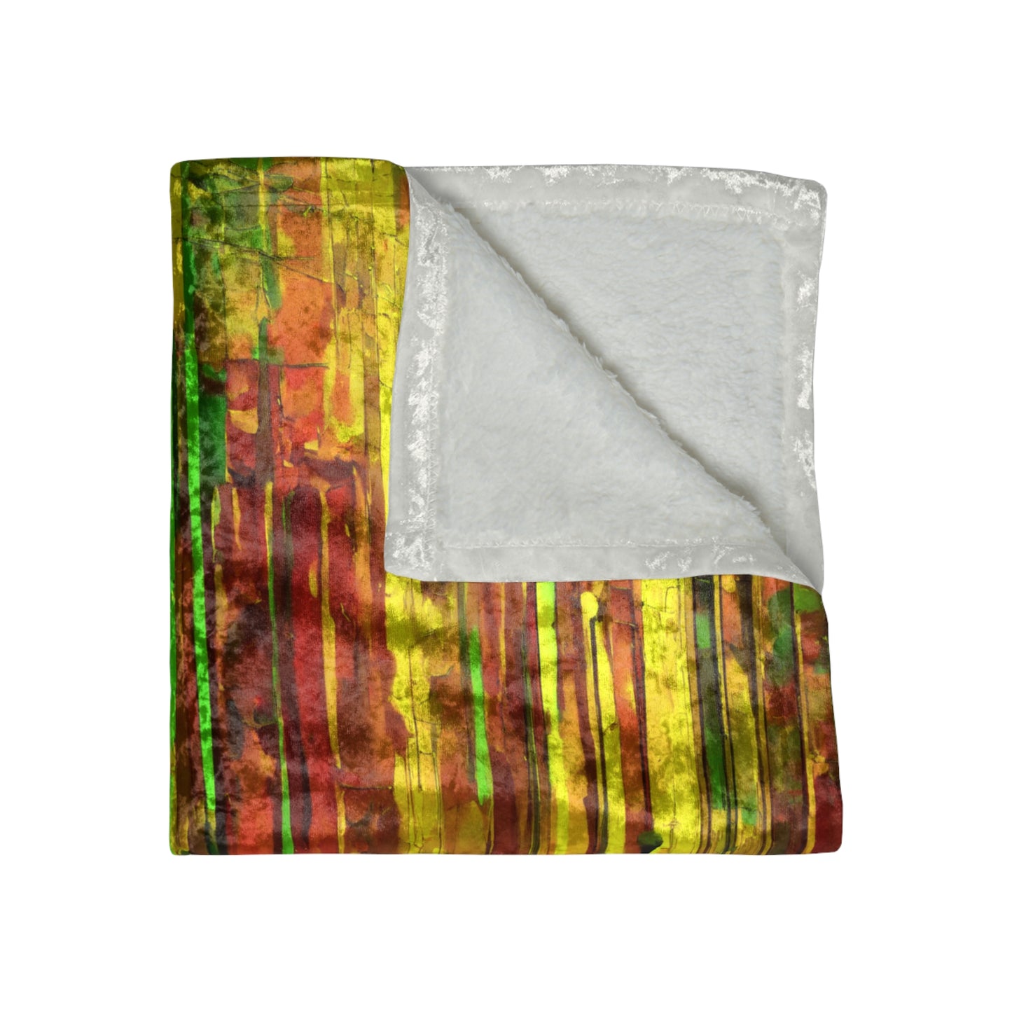 Striped Beta 50" x 60" Crushed Velvet Blanket