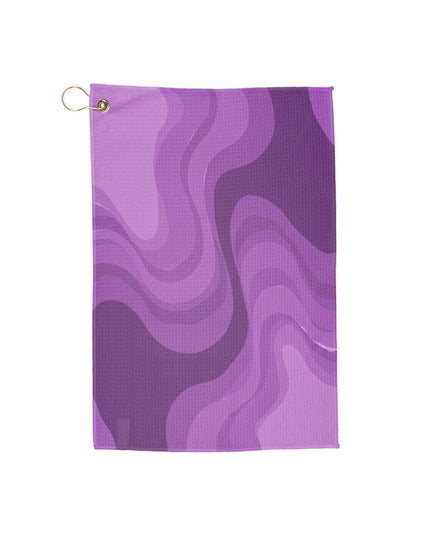 Wavey Purple Wavey 16" x 24" Golf Towel