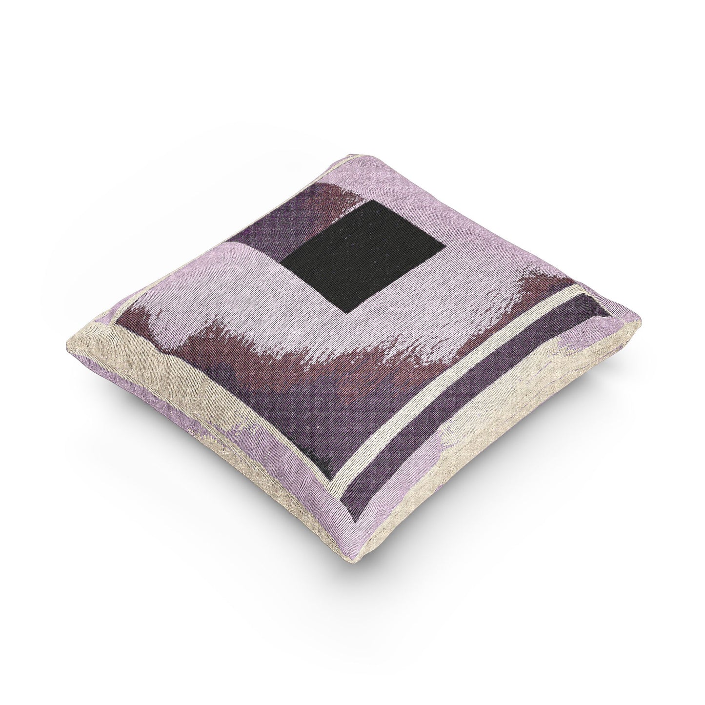 Magenta Shadow Woven Pillow, 17" x 18"