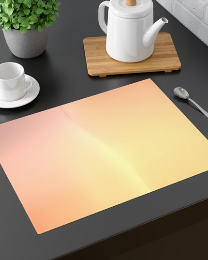 Hot Peach Fade Placemat, 1 pc