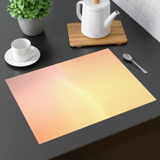Hot Peach Fade Placemat, 1 pc