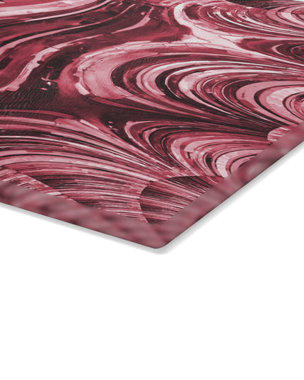 Uzi Spiral Ruby 11" x 15" Glass Cutting Board