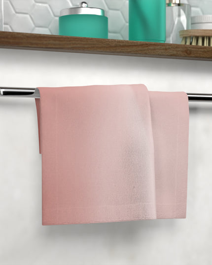 Rose Red Fade Face Towel, 13" x 13"