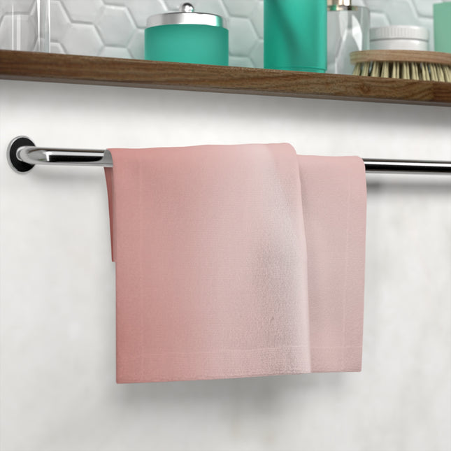 Rose Red Fade Face Towel, 13" x 13"