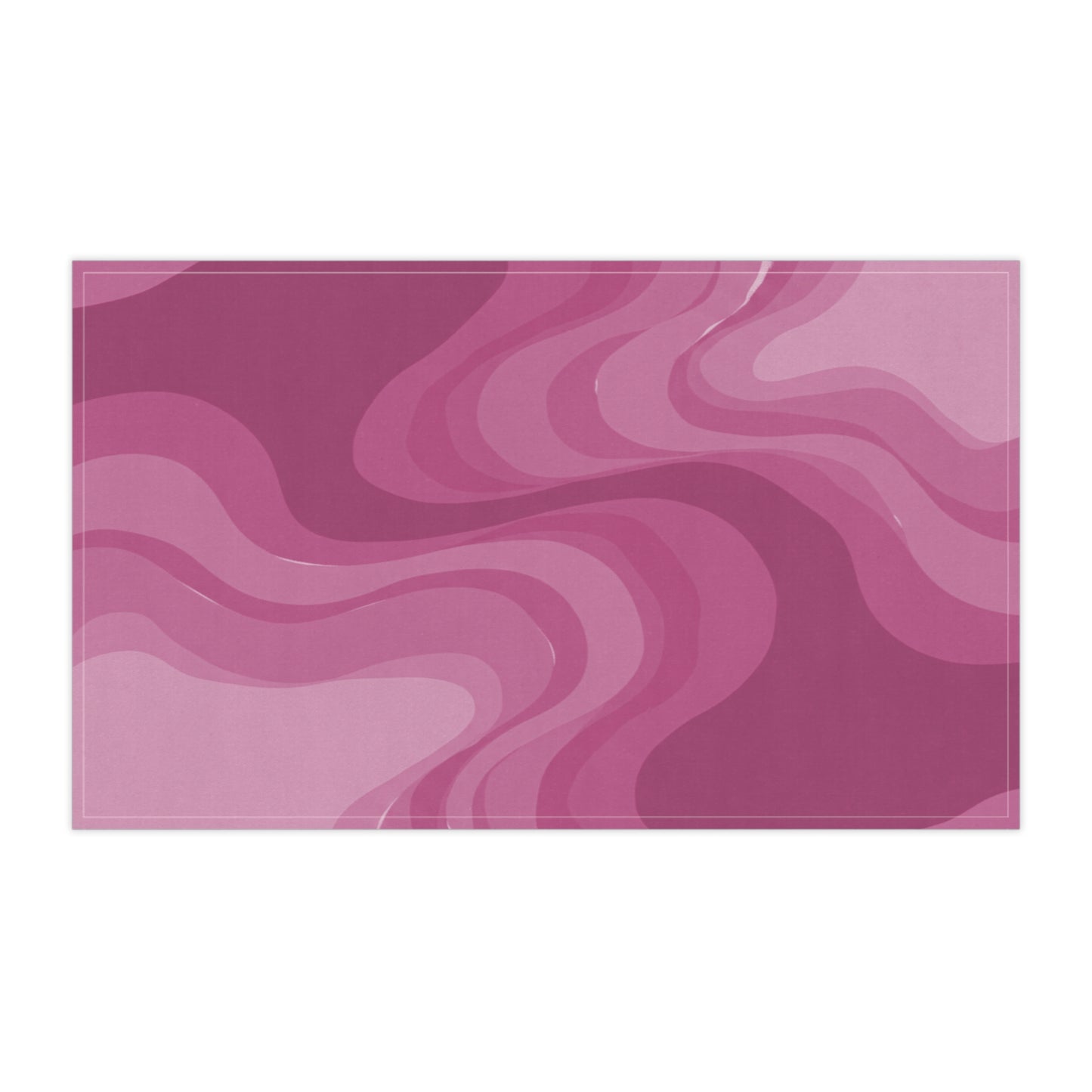 Pinky Mauve Wavey Tea Towels (cotton, poly), 18" x "30