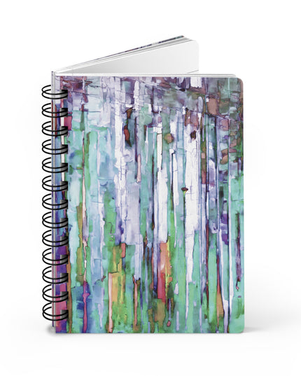 Striped Pastels Spiral Bound Journal, 5" x 7" 150 pages