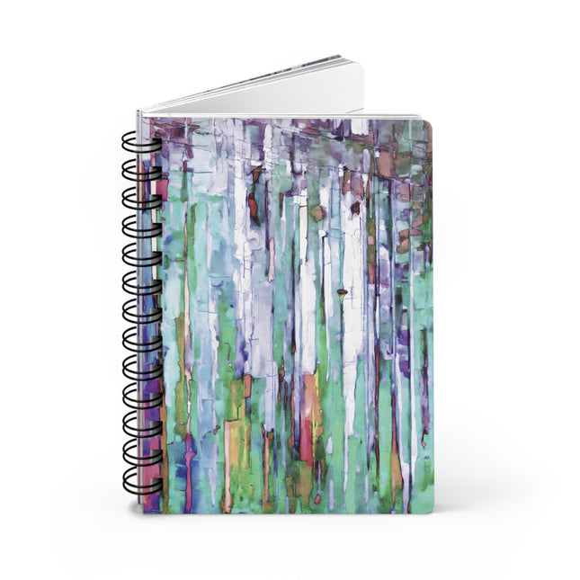 Striped Pastels Spiral Bound Journal, 5" x 7" 150 pages