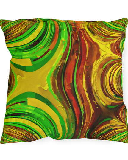Uzi Spiral Beta Outdoor Pillow, 18" x 18"