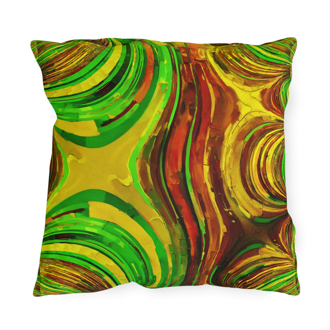 Uzi Spiral Beta Outdoor Pillow, 18" x 18"