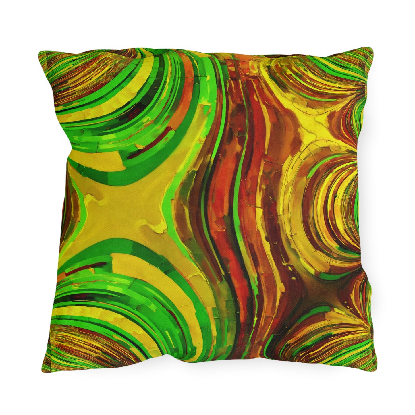 Uzi Spiral Beta Outdoor Pillow, 18" x 18"