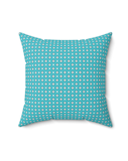 Tif Green Star-crossed Bodies Faux Suede Square Pillow, 16" x 16"