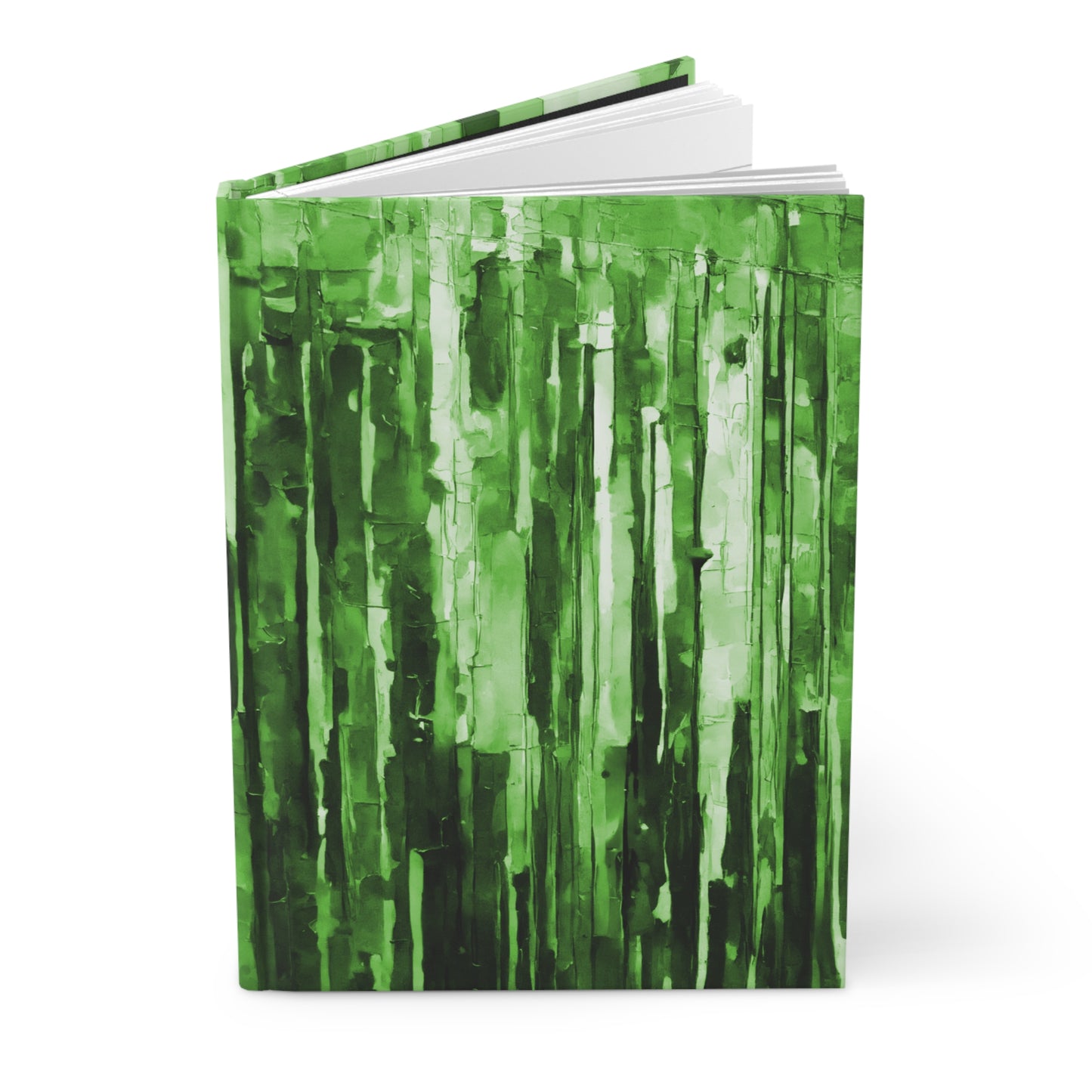 Striped Mint Pastel 5.75" x 8" Hardcover Journal Matte with 150 lined pages