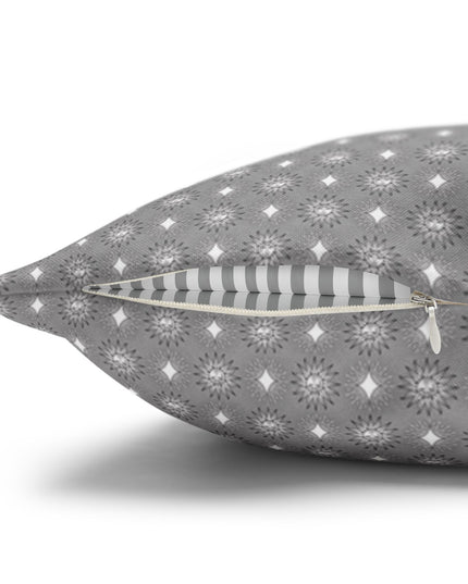 Desaturated Star-crossed Bodies Spun Polyester Square Pillowcase, 14" x 14"