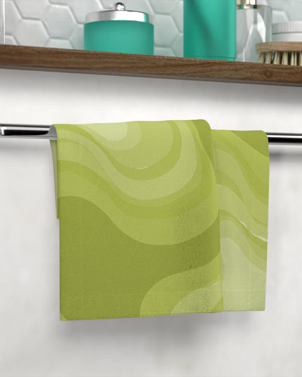Lemon Wavey 13" x 13" Face Towel