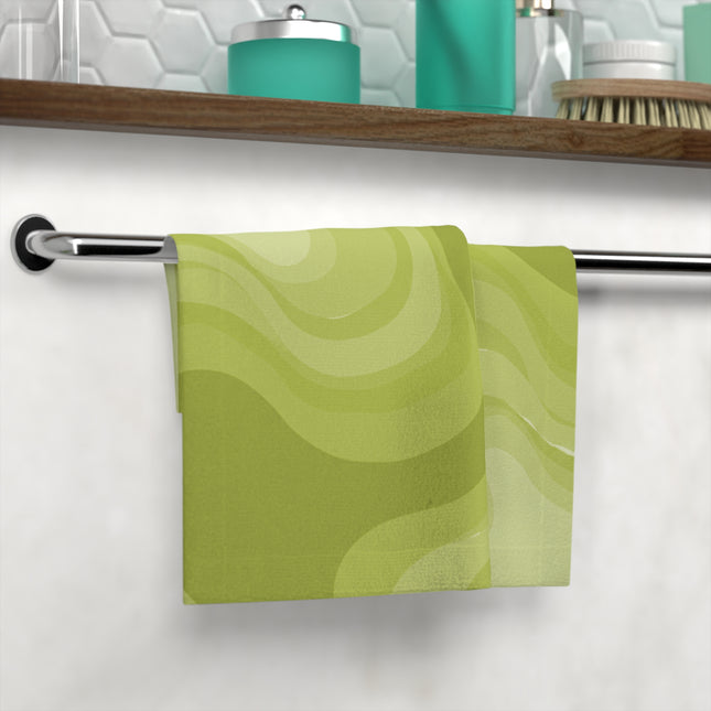 Lemon Wavey 13" x 13" Face Towel
