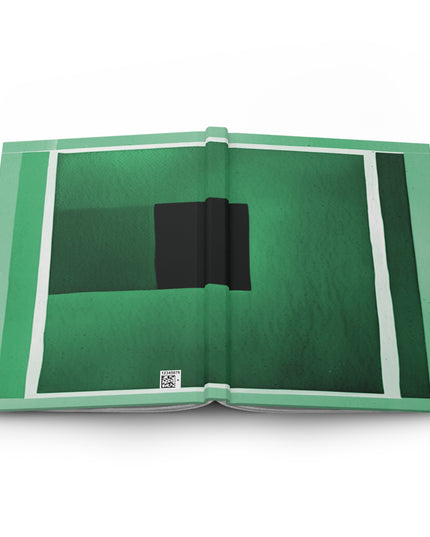 Mint Shadow 5.75" x 8" Hardcover Journal Matte with 150 lined pages