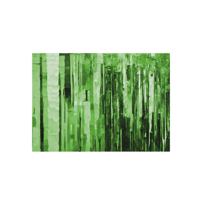 Striped Mint Pastel Outdoor Rug, 60" x 84"