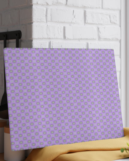 Lavender Star-crossed Bodies Glass Cutting Board, 11" x 15"