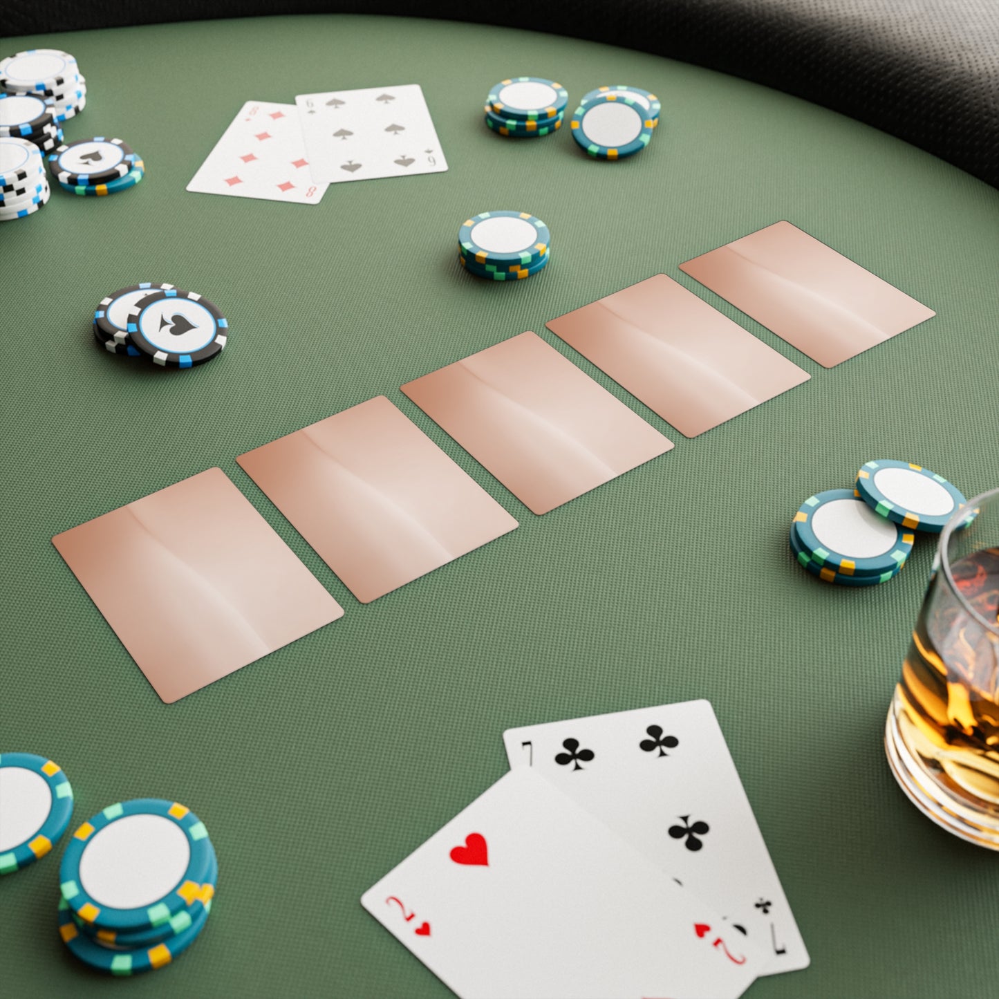 Soft Fade Poker Cards