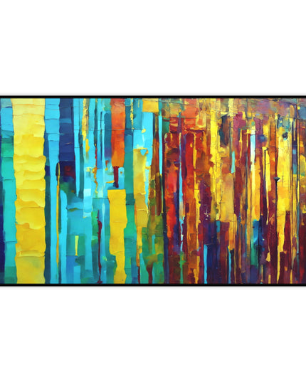 Striped Alpha 12" x 22" Desk Mat