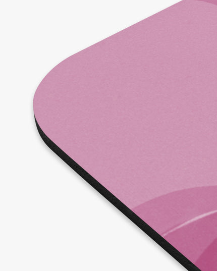 Pinky Mauve Wavey Mouse Pad, 9" x 8" Rectangle
