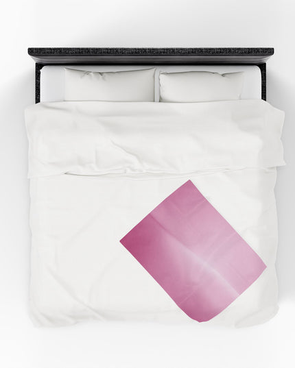 Pink Blush Fade Velveteen Plush Blanket, 30" x 40"